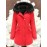 Women'S Solid Color Mid Length Hooded Winter Warm Plus Fleece Coat | Plus Size XL-5XL Windbreakers for Female, Casual Style with Zipper Front, Long Sleeve, Hooded, Non-Stretch Fabric for Outdoor Travel, Commuting, Everyday Jackets, Parka, Cardigan