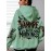 {Holiday Special- Halloween} Plus Size Comfortable Bat Letter Halloween Print Hoodie- Soft Casual Long Sleeve, Comfortable Women's Plus Size Daily Wear Clothing