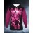 Men's Christian 3D Full-Body Print Hoodie - Pink Lion & Angel Wings with Cross Back Design, A Child of God Warrior of Christ, All-Day Comfort Round Neck Pullover, Machine Washable Winter Warmth for Church, Casual & Outdoor Faith Apparel