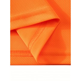 10-Pack Men'S Storm-Ready Hooded Tees | PolyMicro Mesh Tech, Crew Neck, Breathable Performance Shirts for Gym, Running, Hiking - Moisture-Wicking