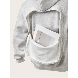 Unisex Creative Hoodie with Backpack, Backpack Hoodie, Sweatshirt with Pockets, Outdoor, Daily Wear, Sport, Backpack Can Bear A Maximum Weight Of 300 Pounds