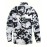 Men's Lightweight Camo Jacket - Casual Outdoor & Sports Hooded Coat, Durable Polyester, Machine Washable, Zip-Up with Pockets for Fishing, Hiking, Fishing Apparel|Casual Outdoor Wear|Half Zip Jacket