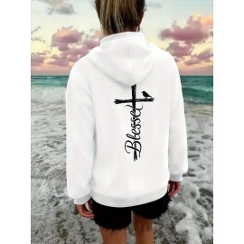 (017# Women's Fashion Zipper Hoodie, Printed Design Women's Hoodie, Women's Autumn Winter Zipper Hoodie, Streetwear, Autumn Outfit, Printed Design, Drawstring Hoodie, Soft Fabric, Comfortable Fit, Zipup Hoodie, Pullover Hoodie, Fashion Enthusiast, U