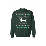 Dachshund Through The Snow Sweatshirt, Funny Dog Lover Christmas Sweater, Holiday Gift For Pet Owners, Cute Winter Outfit