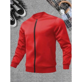[Trendy Printed Jacket] Men's Printed Trendy Hot-Selling Autumn/Winter High-End Casual Youth Jacket Collar Stylish Versatile Top Jacket Coat