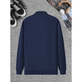 [Trendy Printed Jacket] Men's Printed Trendy Hot-Selling Autumn/Winter High-End Casual Youth Jacket Collar Stylish Versatile Top Jacket Coat
