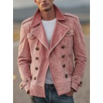 Men'S Casual Fashion Jacket for Autumn and Winter | Non-Stretch Fabric, Hooded, Fiber Lining, Solid Color, Zipper Details